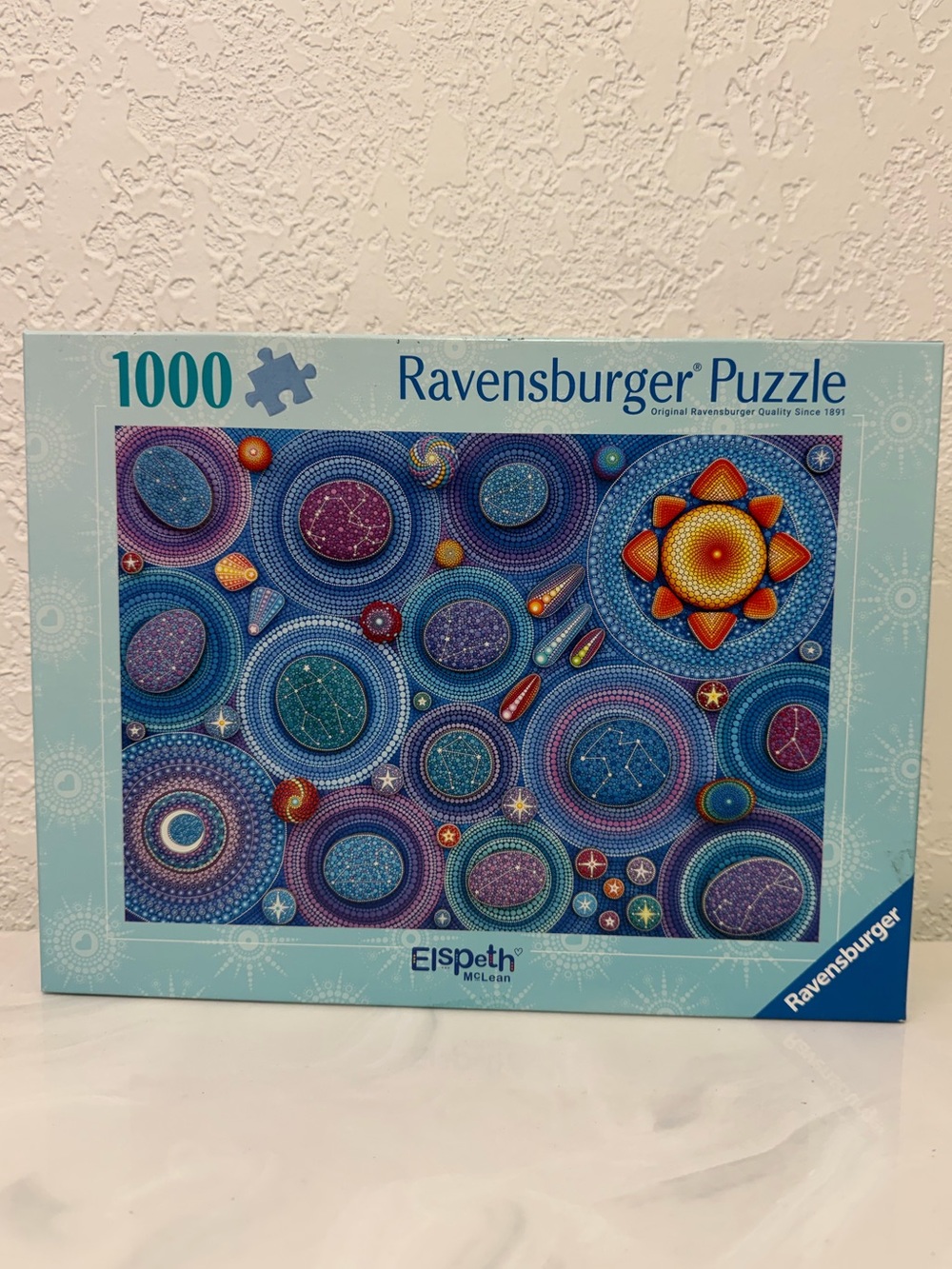 Ravensburger 1000 Piece Celestial Constellations Puzzle (Blue, Purple, Orange)